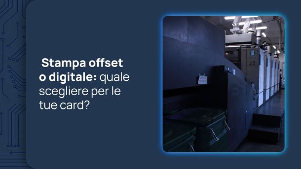 stampa offset card PVC